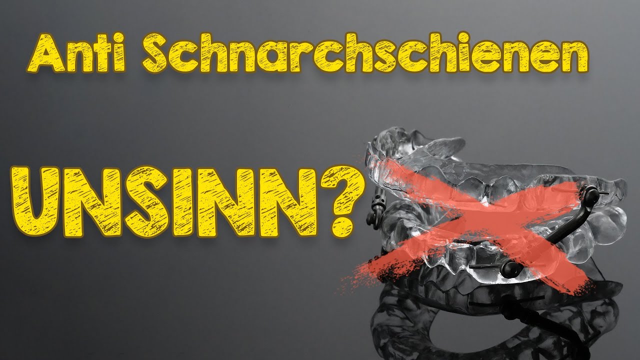 Anti-Schnarchschienen – Krücke mit Folgen. Das muss dir unbedingt klar sein!